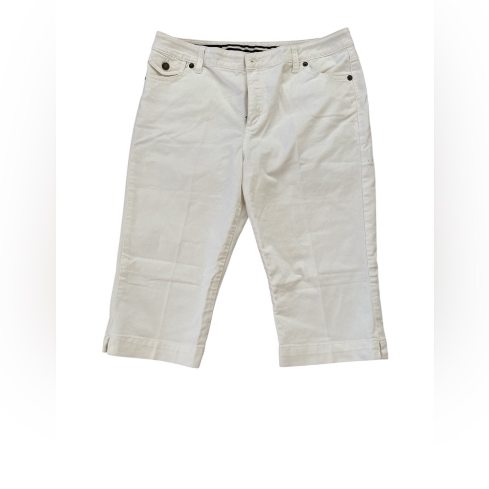 Women’s Lands' End White Jean - Size 12